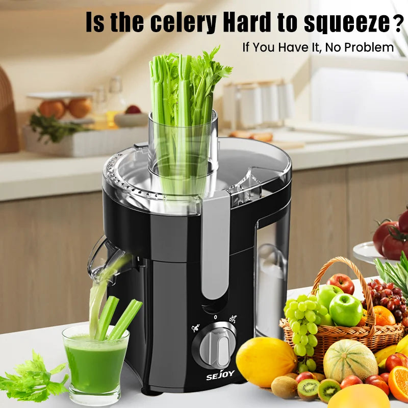 Juice Extractor Machine Multiple Safety Features Easy Operation Centrifugal Extractor Speed Adjustable