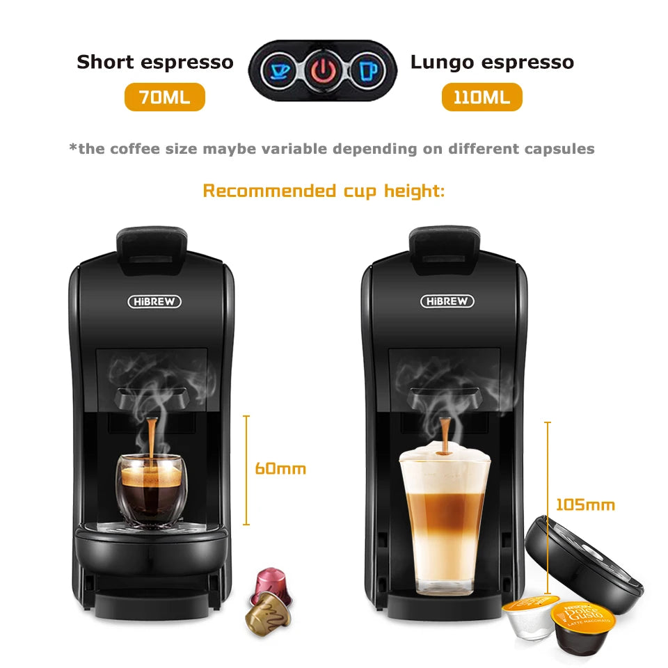 Capsule Espresso Cafeteria Pod Coffee Maker Dolce Milk Nespresso Powder H1A
