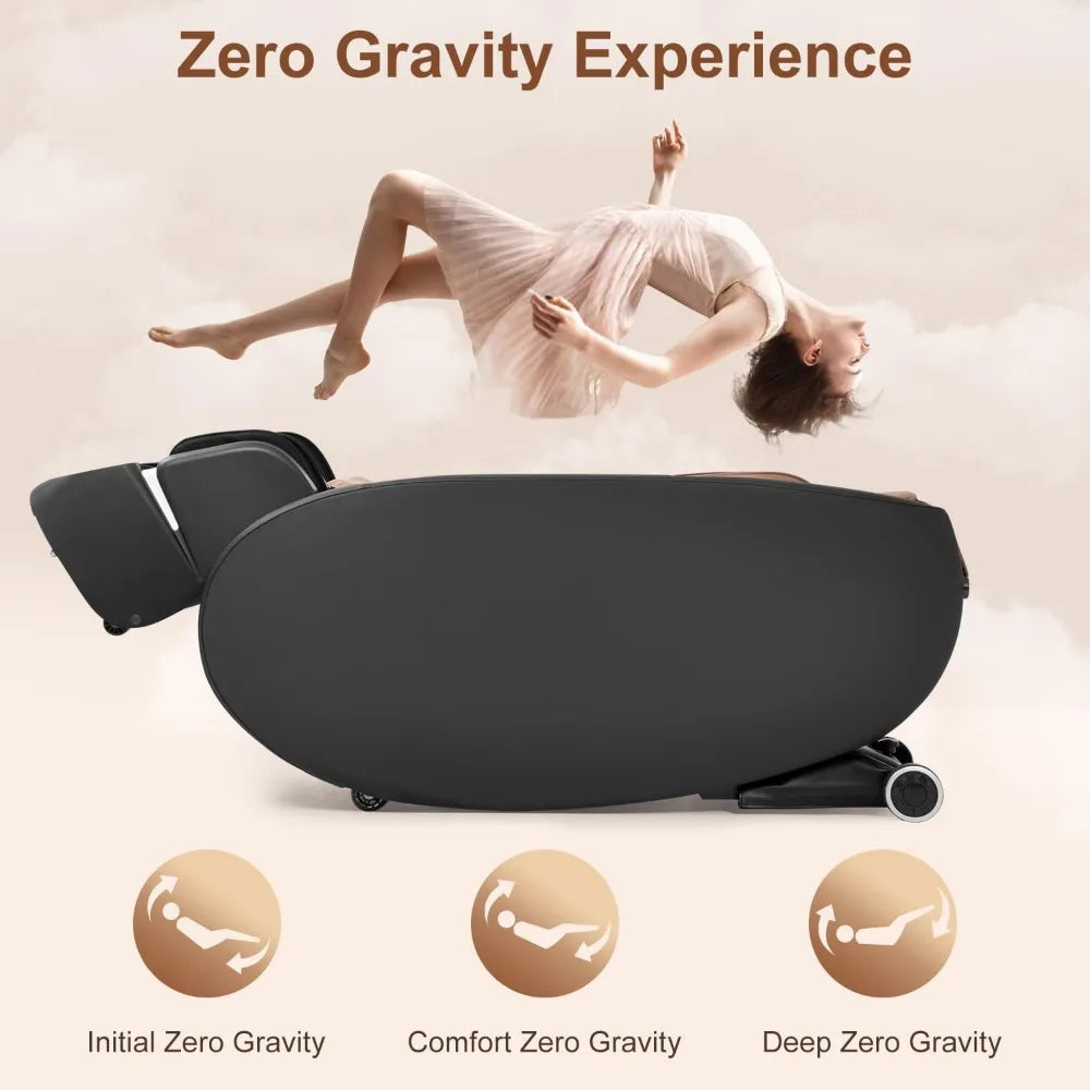 Shiatsu Massage Chairs Full Body and Recliner Zero Gravity Massage Chair Electric with Built-in Heart Foot Roller Air Massage