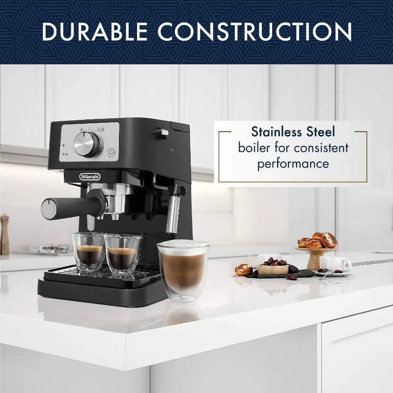 Stilosa Manual Espresso Machine, Latte & Cappuccino Maker