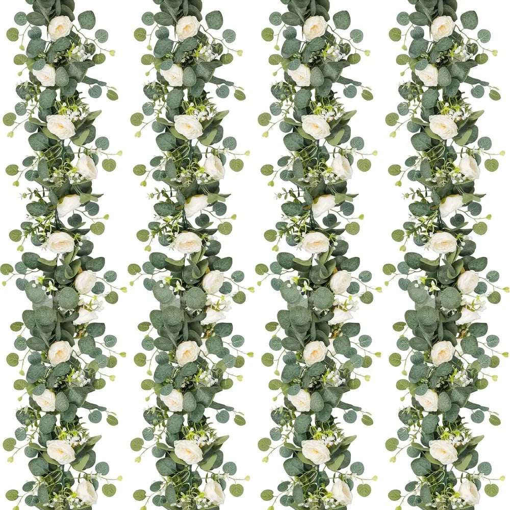 Wedding Decoration Rose Flower Greenery Garland Floral Vines