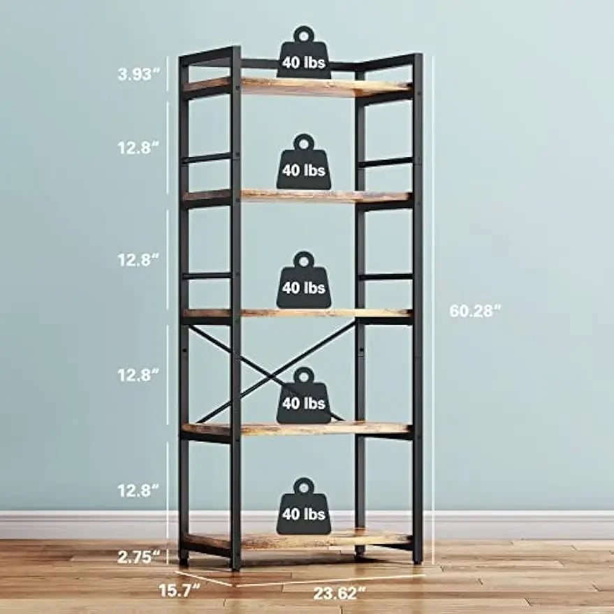 5-Tier Microwave Stand Oven Shelf with Storage Kitchen Dining Room