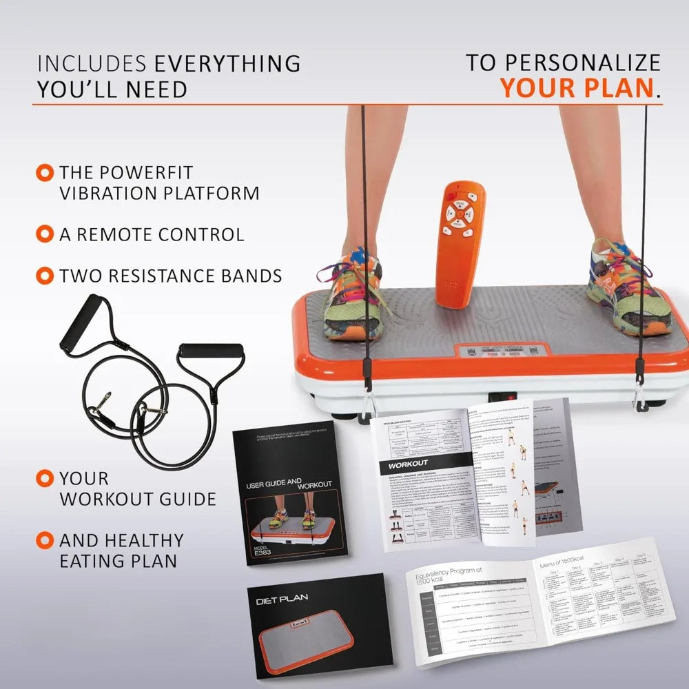 Vibration Board Exercise Machine, Body Vibration Board for Lymphatic Drainage, Body Vibrator Weight Loss, Machine
