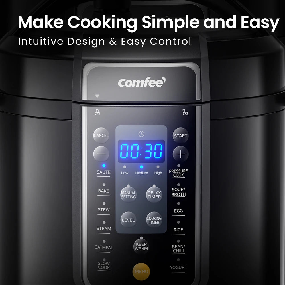 Electric Pressure Cooker 13 Presets Instant Multi Cooker Olla de Presion Slow Rice Cooker Non-Stick Pot