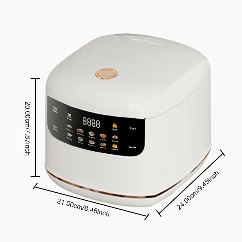 Electric Rice Cooker 1-3 People Multi Cooker Non-Stick Pot Smart Mechanica