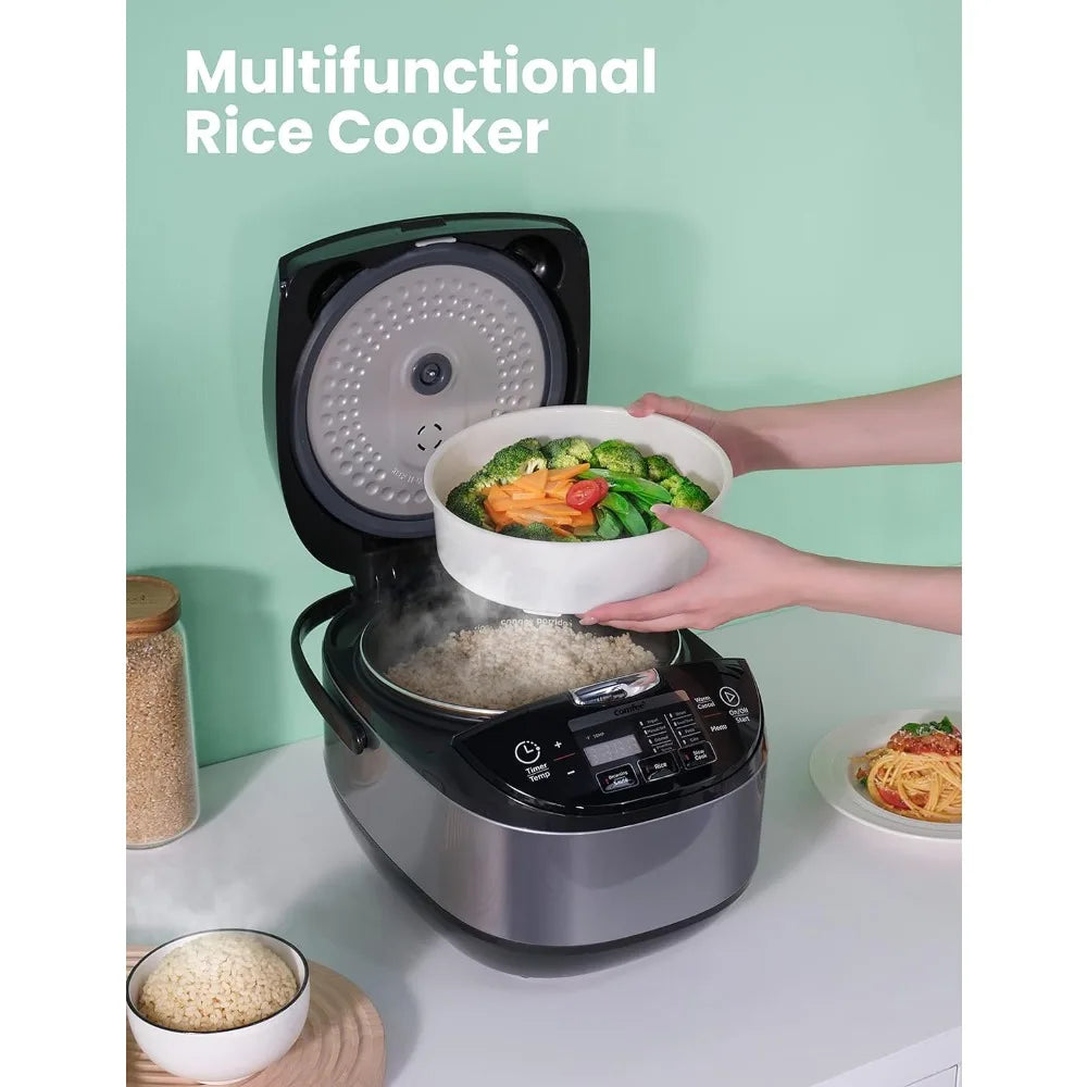 Rice Cooker, Japanese Large Cooker with Fuzzy Logic Technology,