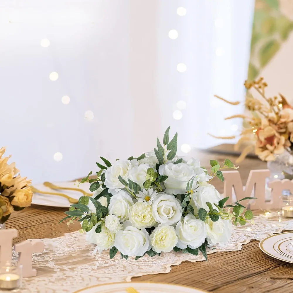 Flower Balls for Wedding Centerpieces - Diameter Fake Flower Ball Arrangement Bouquet Party Centerpieces Flowers