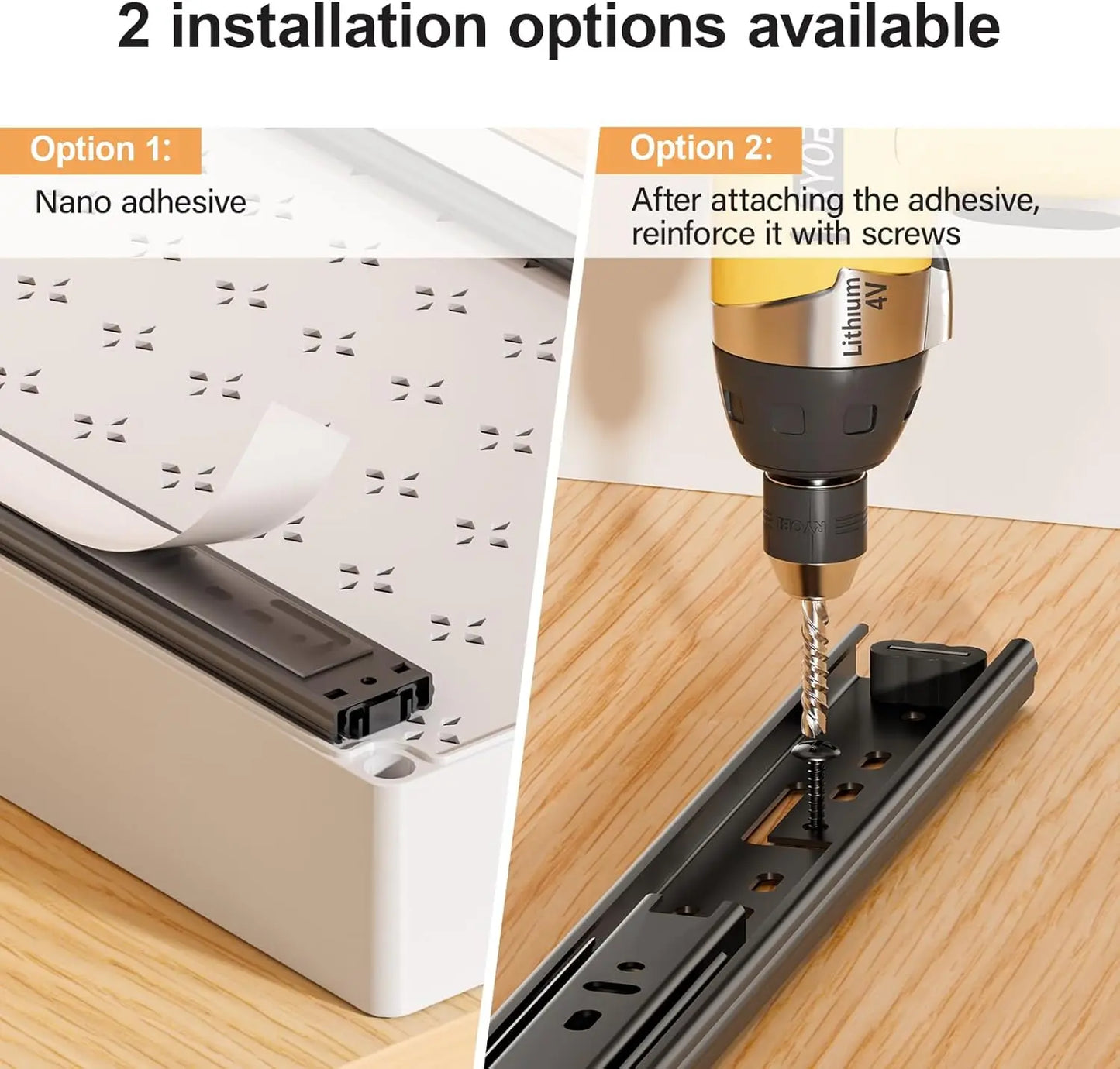 Deep Pull Out Drawers for Cabinets Slide Out Drawers for Kitchen Cabinets Bathroom Cabinet