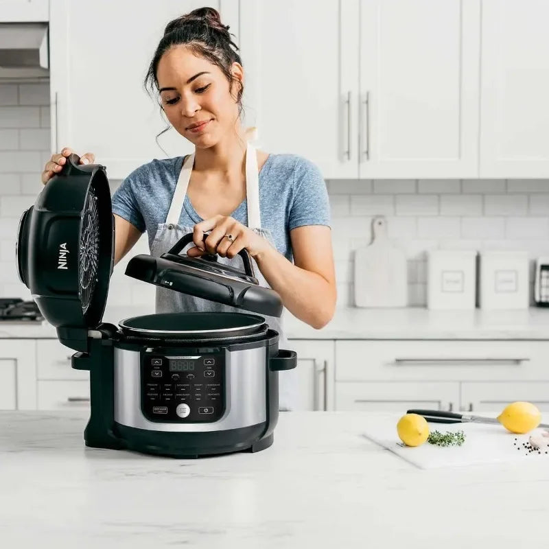 Ninja OS301/FD305CO Foodi 10-in-1 Pressure Cooker and Air Fryer with Nesting Broil