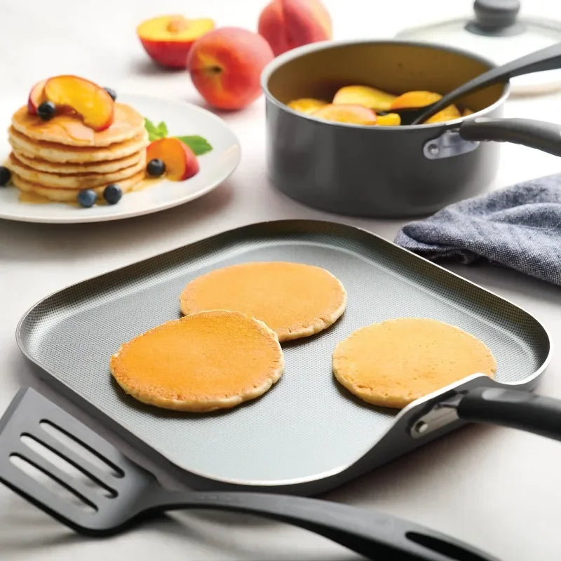 Multifunctional 18-piece non-stick cookware set, easy to clean, scald-proof and non-stick, suitable as a gift