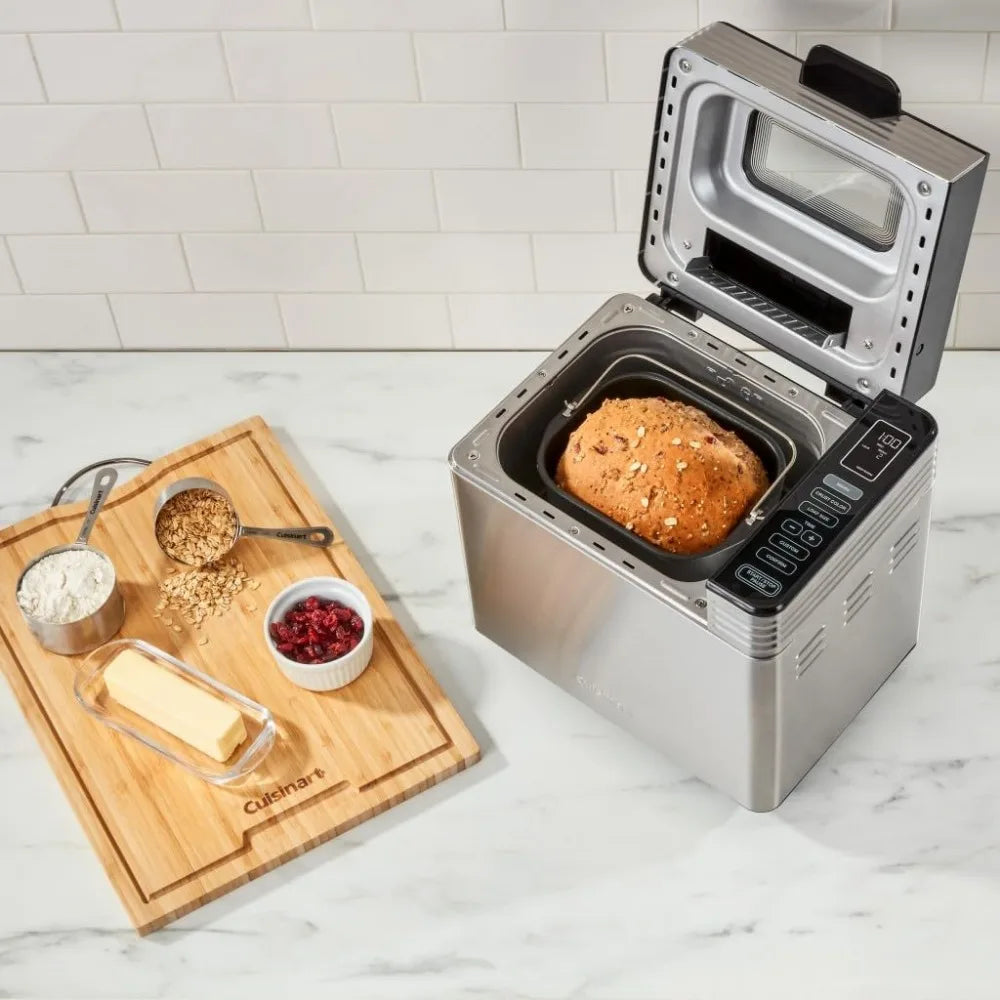 Bread Maker Machine, Compact and Automatic, Customizable Settings,