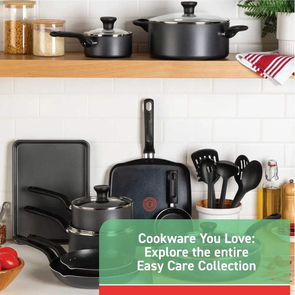 Cookware Set with Thermo-Spot ProGlide Technology Dishwasher Safe Pots Pans Essential Kitchen Utensils
