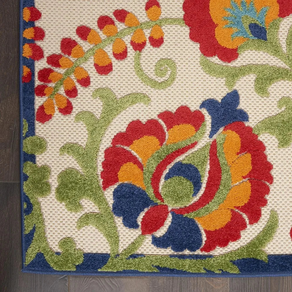 Outdoors Mats, Indoor/Outdoor Multicolor Area-Rug, Easy-Cleaning,