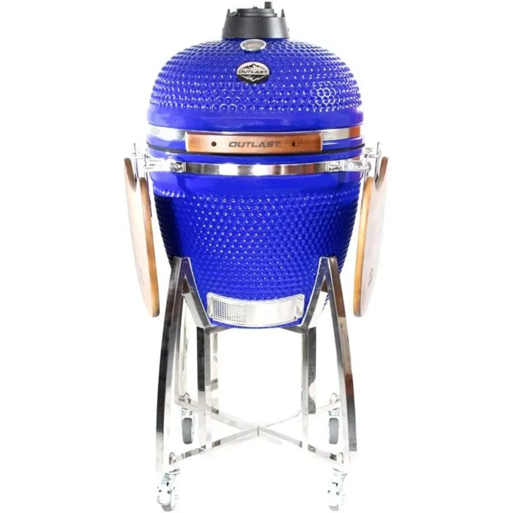 22" Large Ceramic Kamado Barbecue Charcoal Grill