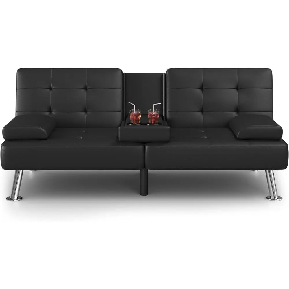 Metal Legs Recliner Sofa Living Room Black Sofa set Furniture for Living Room