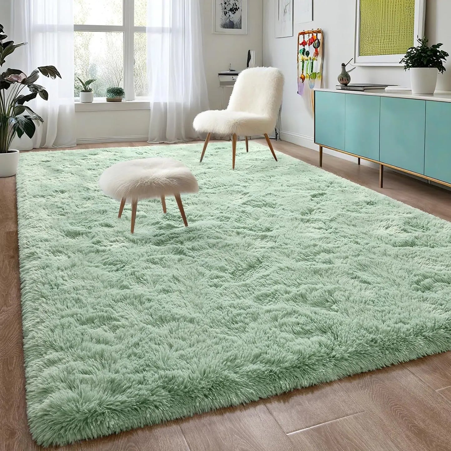 Super Soft Shaggy Rugs Fluffy Carpets