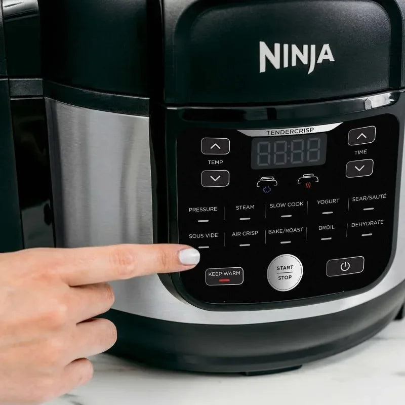 Ninja OS301/FD305CO Foodi 10-in-1 Pressure Cooker and Air Fryer with Nesting Broil