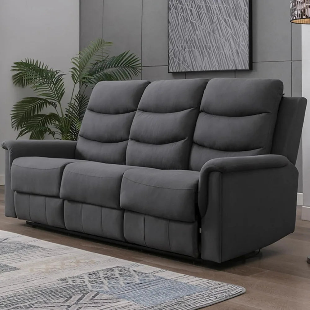 Adjustable Living Room Sofa with Flip Middle Backrest, Home Theater Seating Couch, Modern Convertible Couch