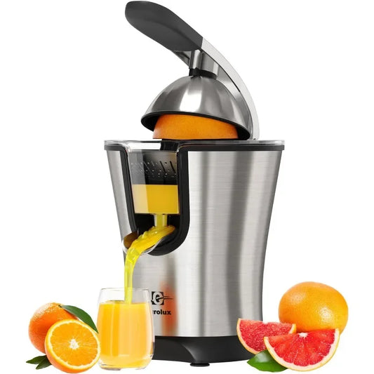 Premium Electric Orange Juicer | Stainless Steel Citrus Squeezer With New Ultra-Powerful Motor