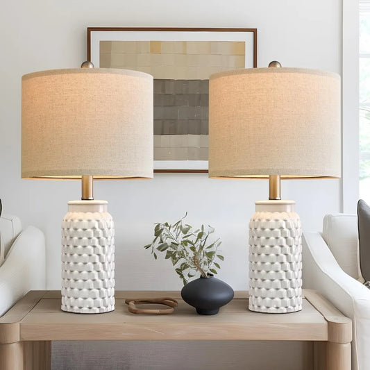 Bedroom Decor Farmhouse Table Lamp for Living Room Office Dorm