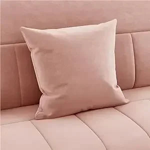 Sofa Luxurious Velvet Fabric Couch with Gold-Tone Metal Arms and Legs for Bedroom, Studio Pink