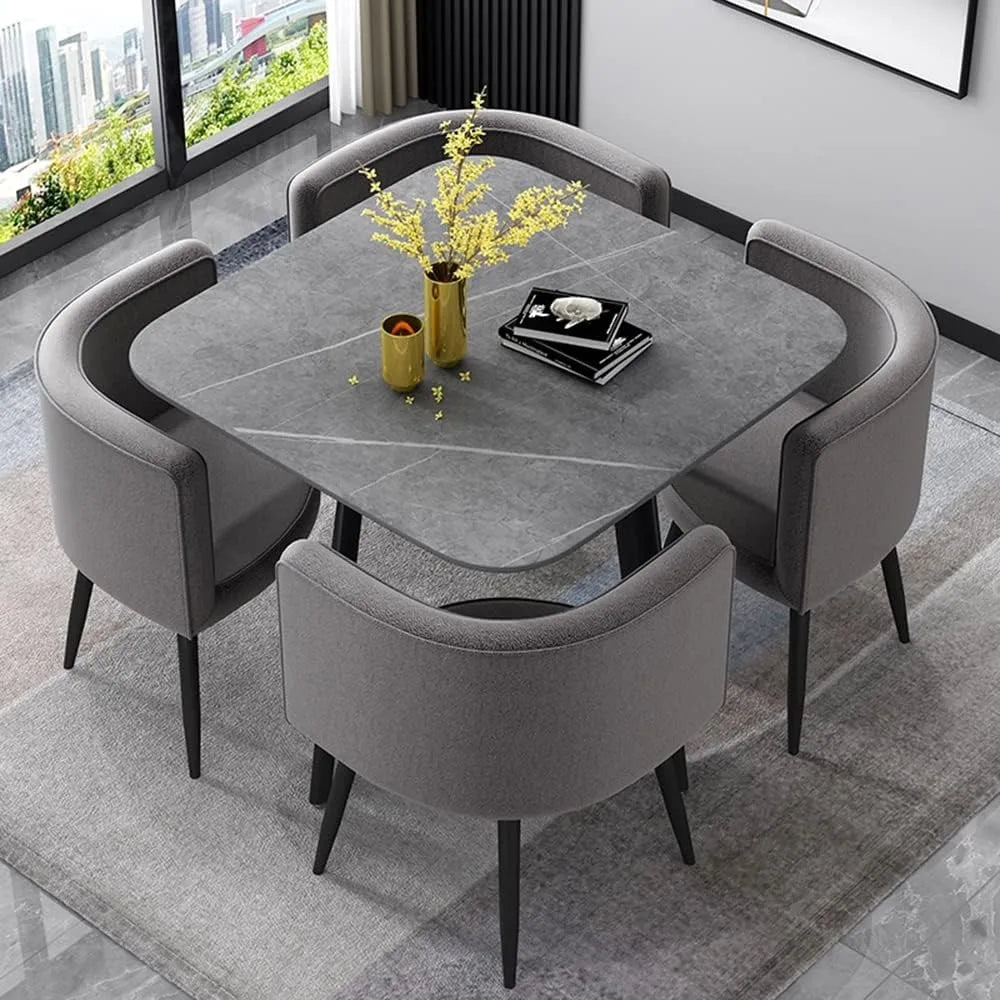 Tables Modern Style Coffee Table 31.5'' Dinette Table Simple Stone Kitchen Tables