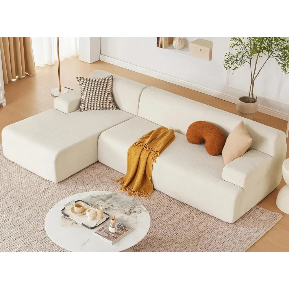 Modular Sectional Sofa, Modern Couch Sponge Sectional Sofa Couch for Living Room-Shape Couches for Living Room