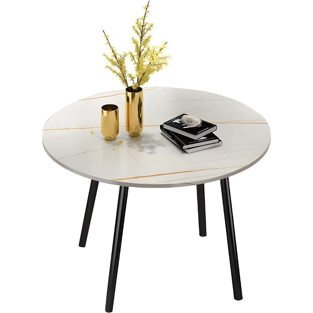 Tables Modern Style Coffee Table 31.5'' Dinette Table Simple Stone Kitchen Tables