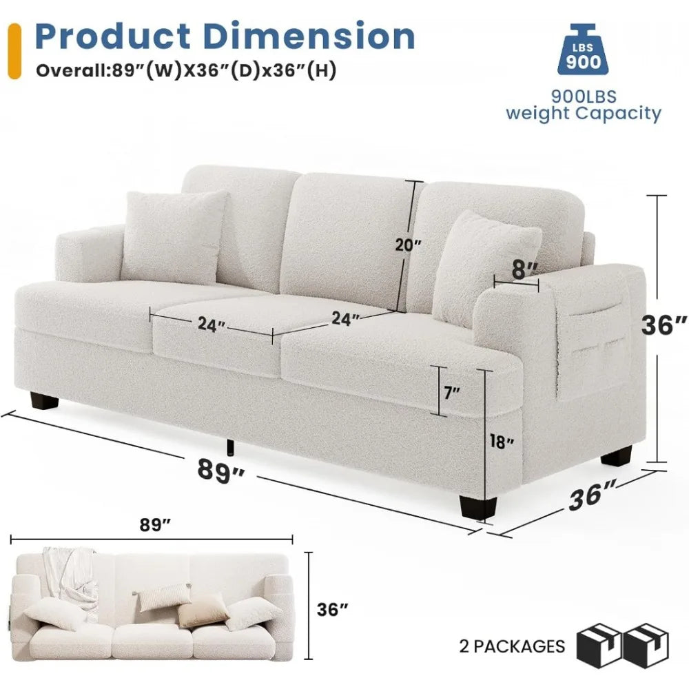 , Modern Sofa, Couches for Living Room, Comfy Sofa, Sleeper Couch,