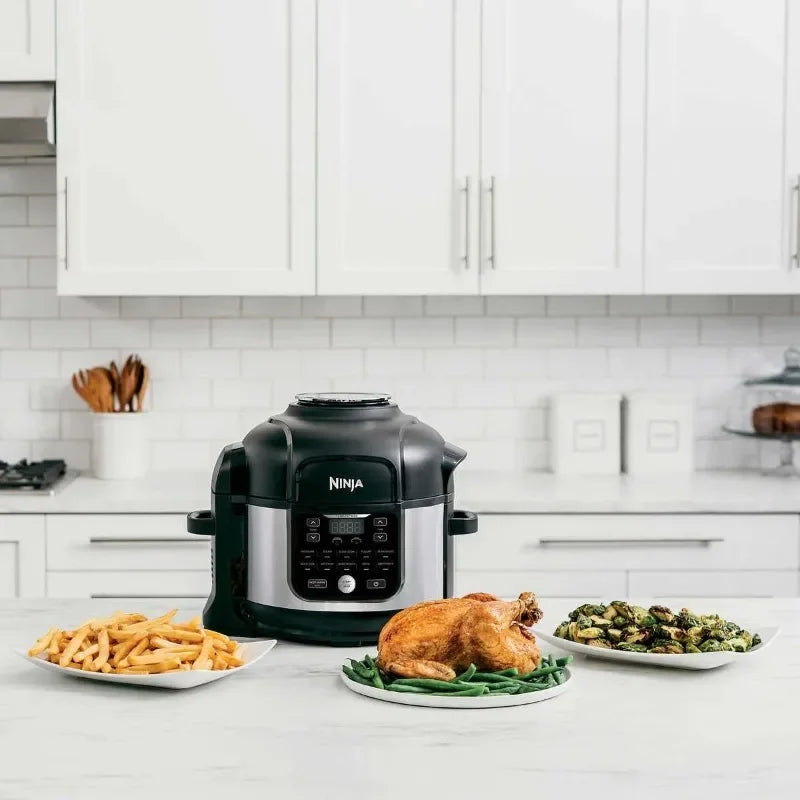 Ninja OS301/FD305CO Foodi 10-in-1 Pressure Cooker and Air Fryer with Nesting Broil