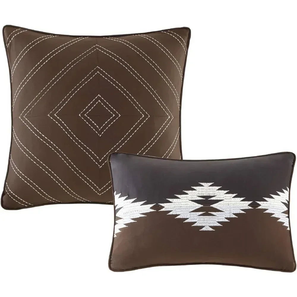 Rustic Lodge Cabin Comforter Set -