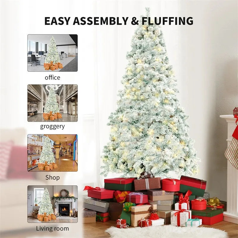 Christmas Tree Green Large Christmas Trees Christmas Outdoor Decoration New Year Home Party Scene Home Decoration 2024