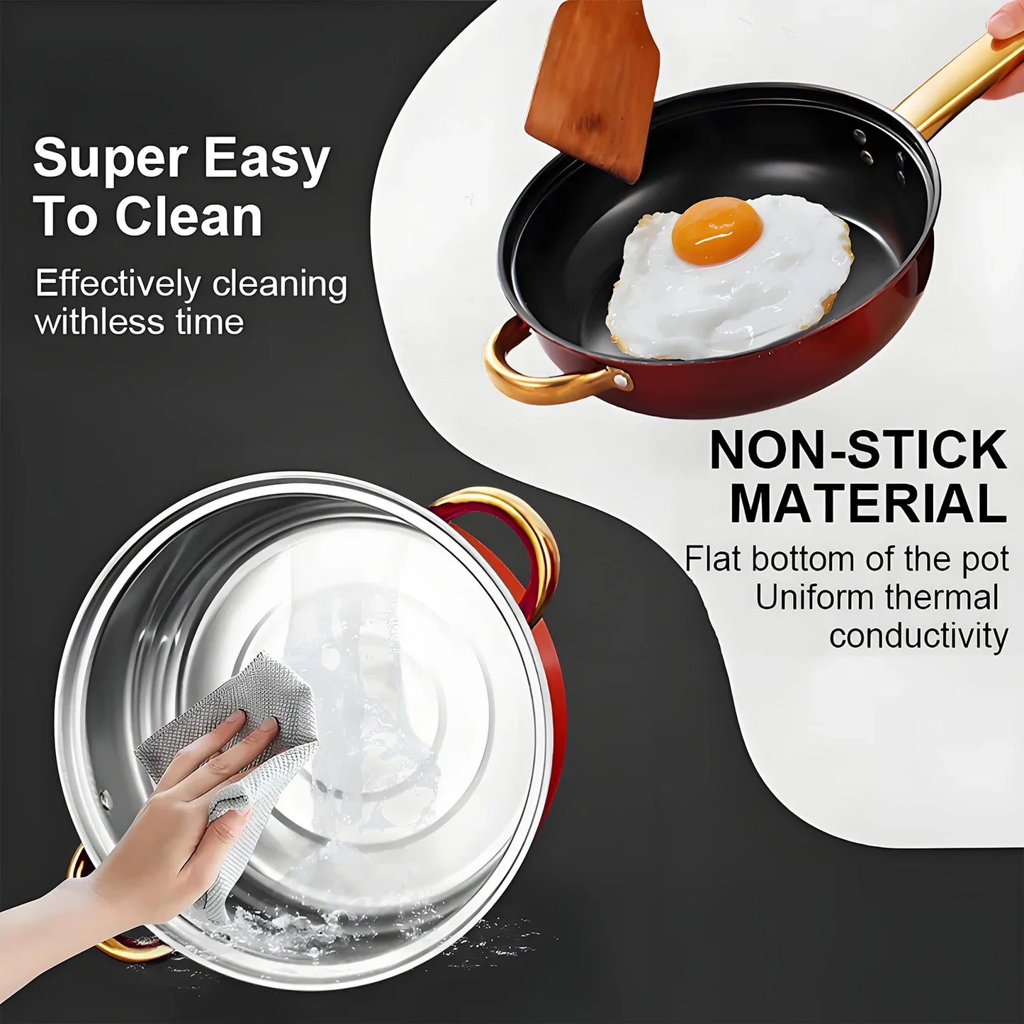 , Non-Stick, Kitchen Cookware Collection, Complete Kitchen Solution