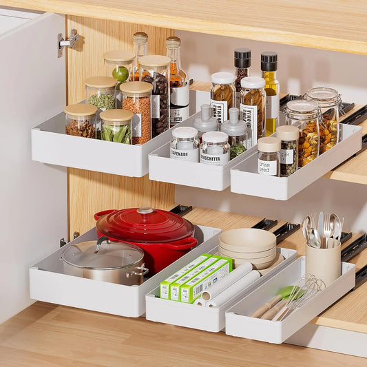 Deep Pull Out Drawers for Cabinets  Slide Out Drawers for Kitchen Cabinets Bathroom Cabinet
