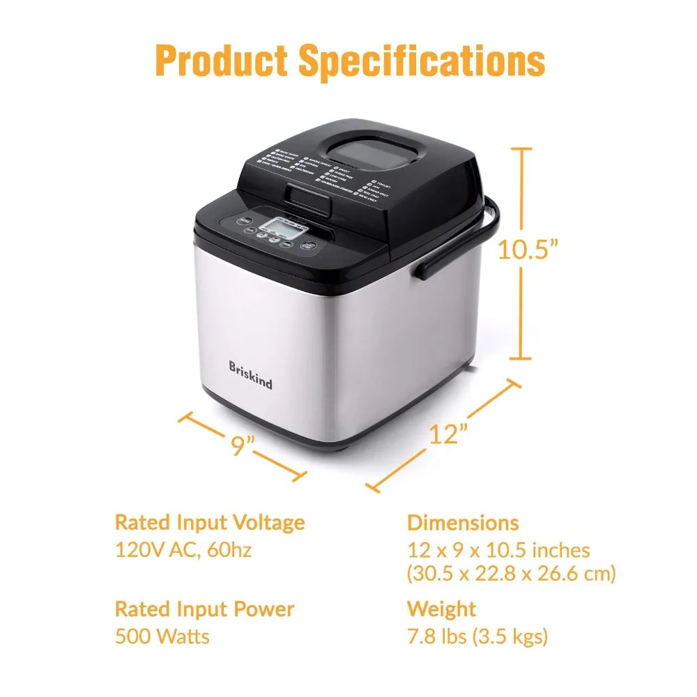 2023 New Compact Bread Maker Machine