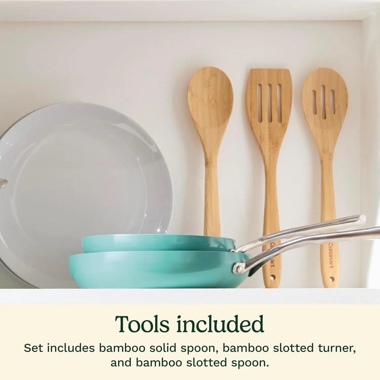 Culinary Collection 12-Piece Pots and Pans Set PURELYCERAMIC Nonstick Teal Household Kitchen Supplies Durable