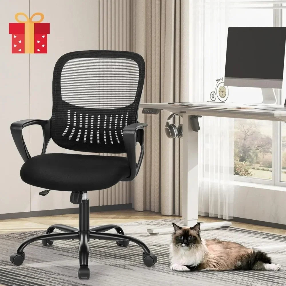 Office Chair,Mesh Rolling Work Swivel Task with Wheels, Comfortable