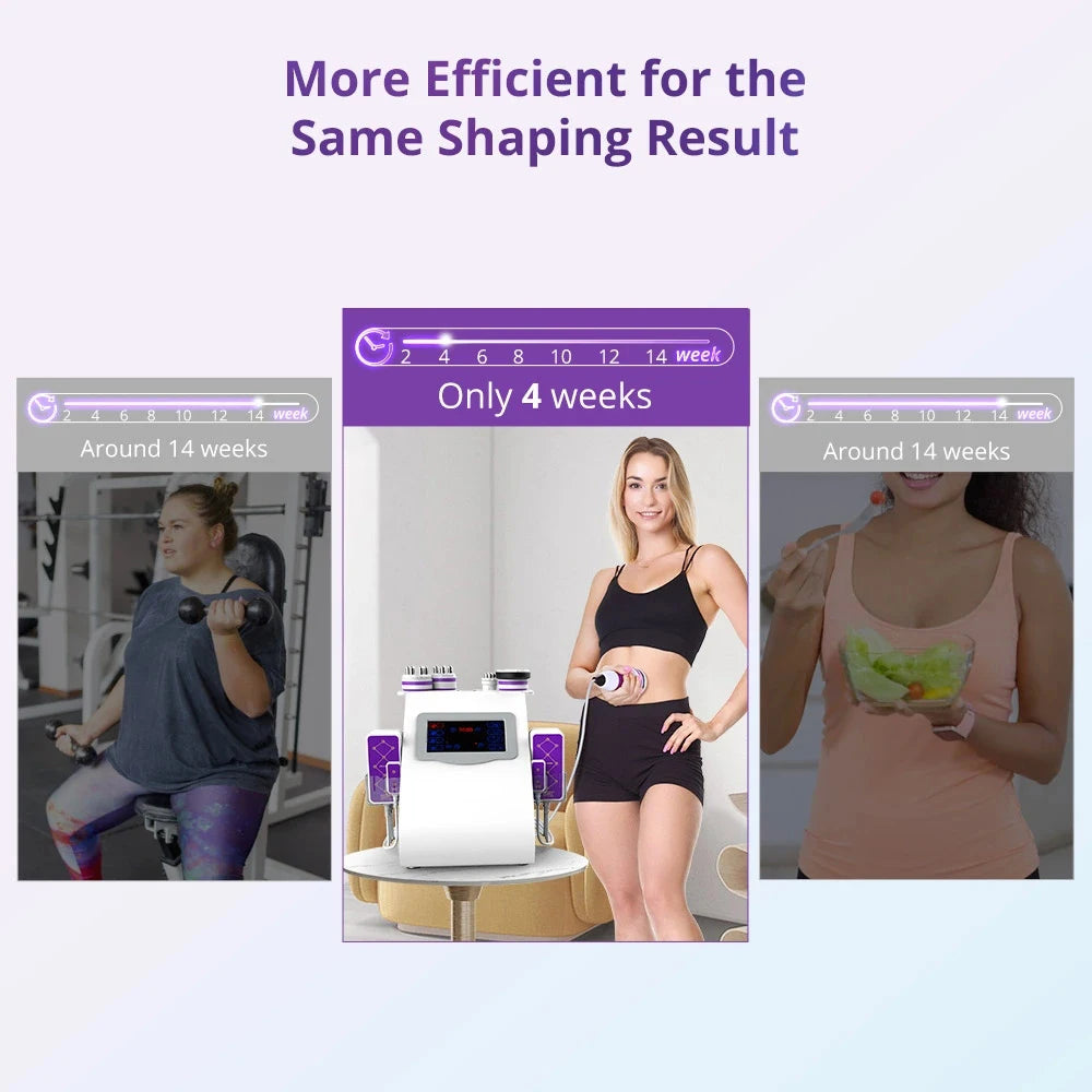 Cavitation Machine Body Slimming Skin Tightening Facial Care Tool for Salon Home Use