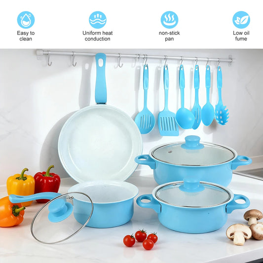 12-Piece Non-Stick Cookware Set