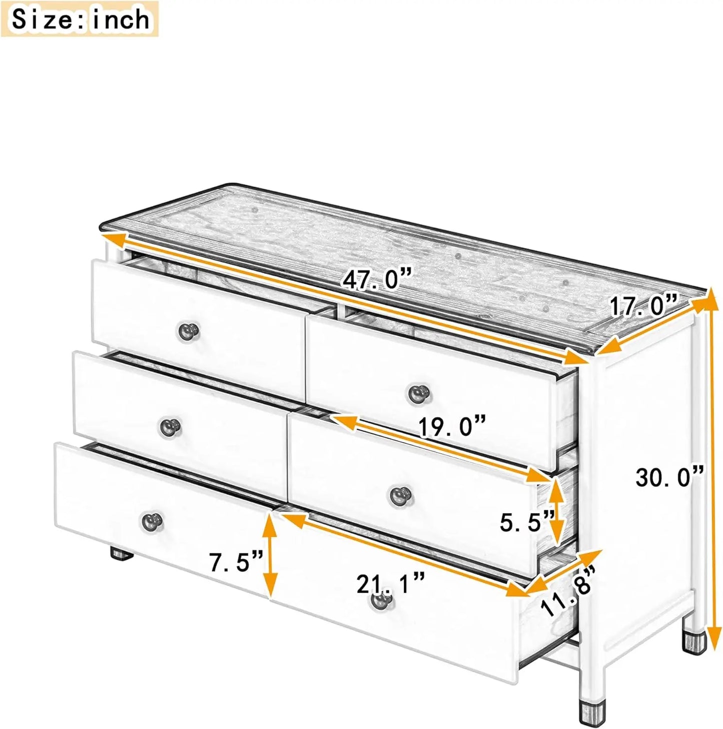 Drawers, Storage Cabinet for Kids