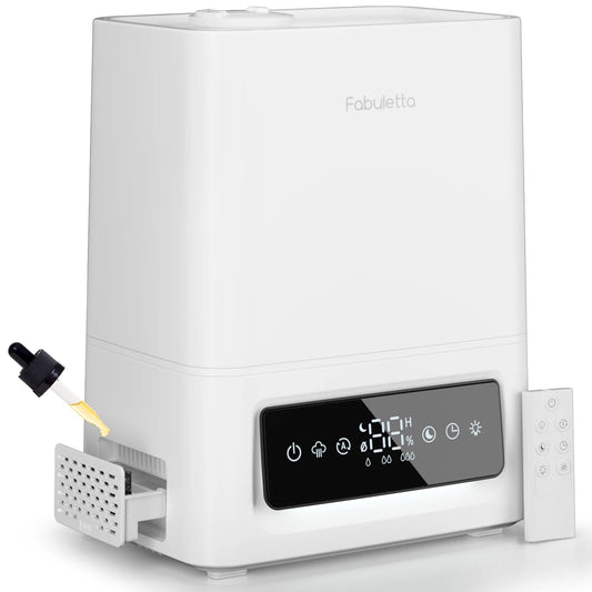 FABULETTA Humidifiers for Bedroom, 6L Cool Mist Humidifiers Top Fill Essential Oil Diffuser for Baby