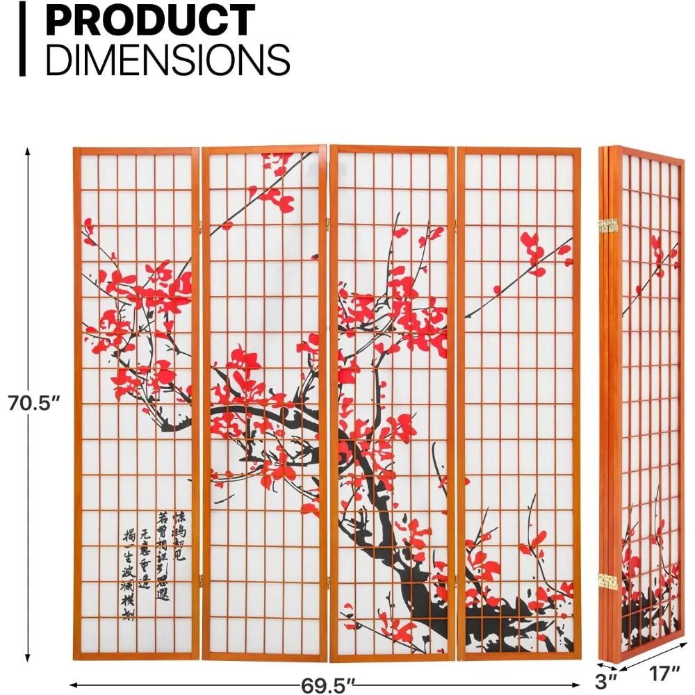 Room Divider Portable Freestanding Partition Screen