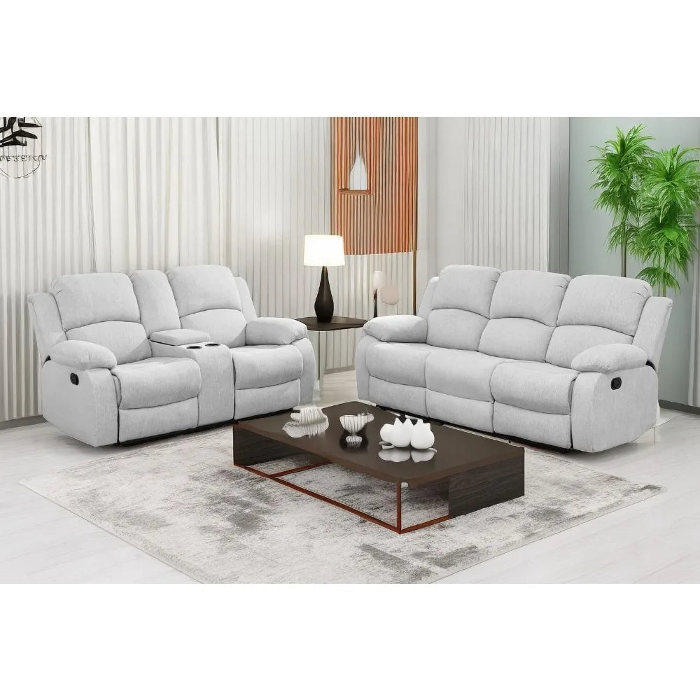 Leather Recliner Sofa Set ,Loveseat Chair Furniture Sofa Set for /House/Office