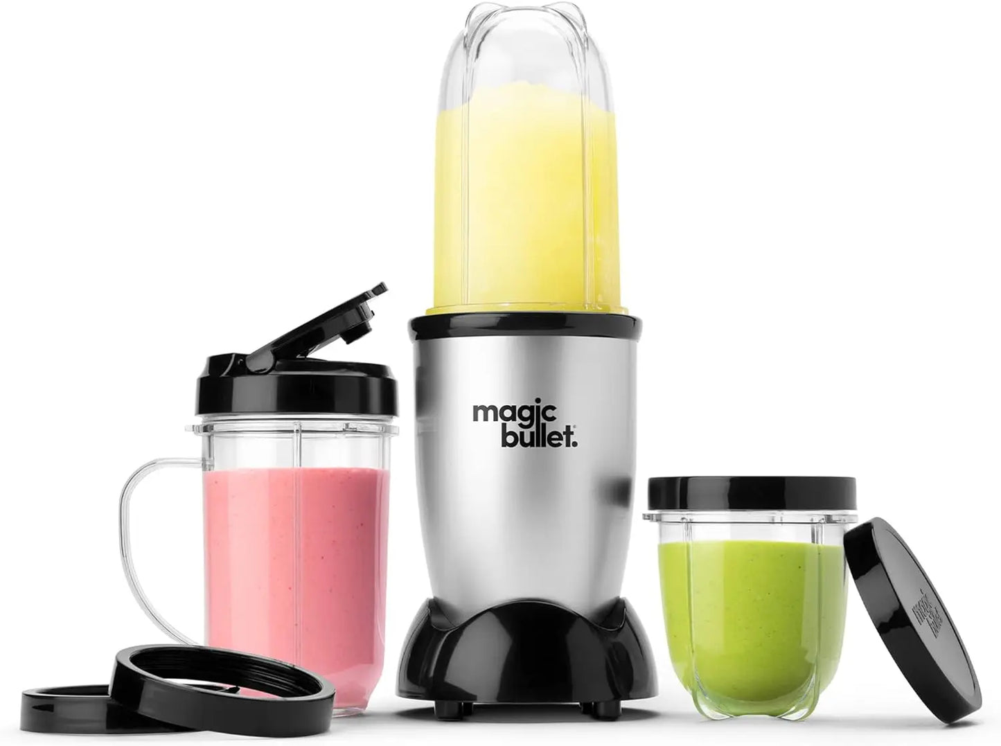 best seller Magic Bullet Blender, Small, Silver, 11 Piece Set Good quality