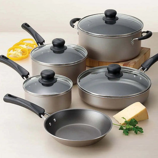 cookware champagne set lightweight but durable, perfect for kitchen use or as a thoughtful gift