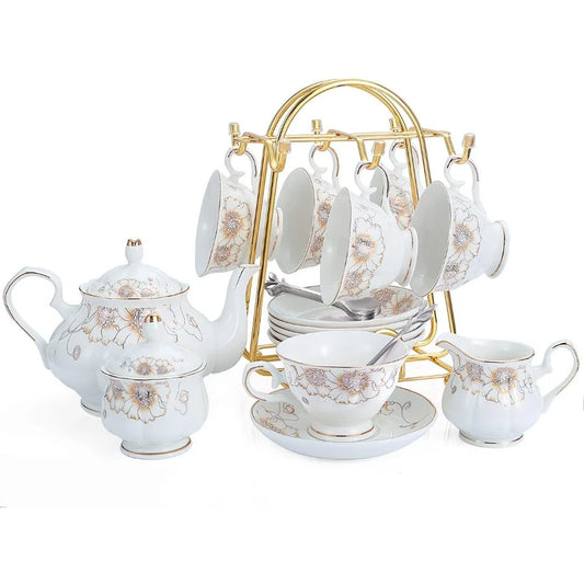 Matcha Set Tea Set 22 Pieces Ceramic Coffee Tea