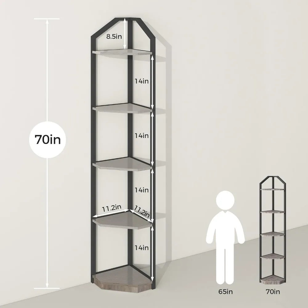 Book Shelf Bookshelf Corner Bookshelf Plant Stand Furniture Home