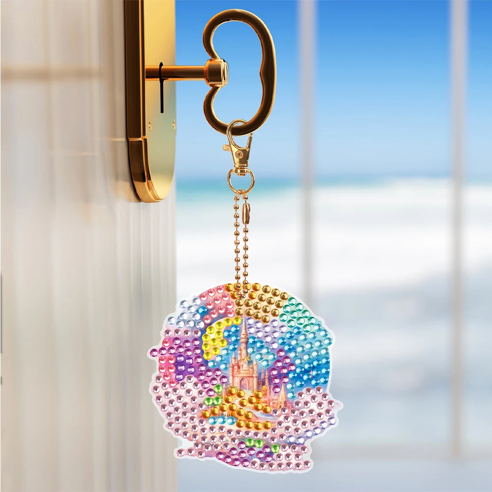 Diamond Painting Keychain Wedding Things Double Sided Fantasy