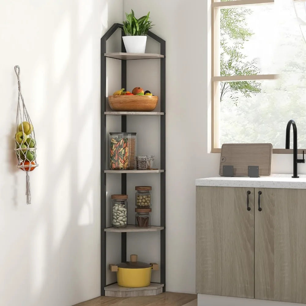 Book Shelf Bookshelf Corner Bookshelf Plant Stand Furniture Home