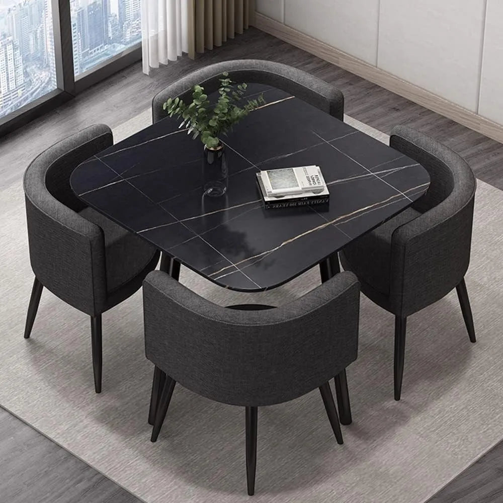 Tables Modern Style Coffee Table 31.5'' Dinette Table Simple Stone Kitchen Tables